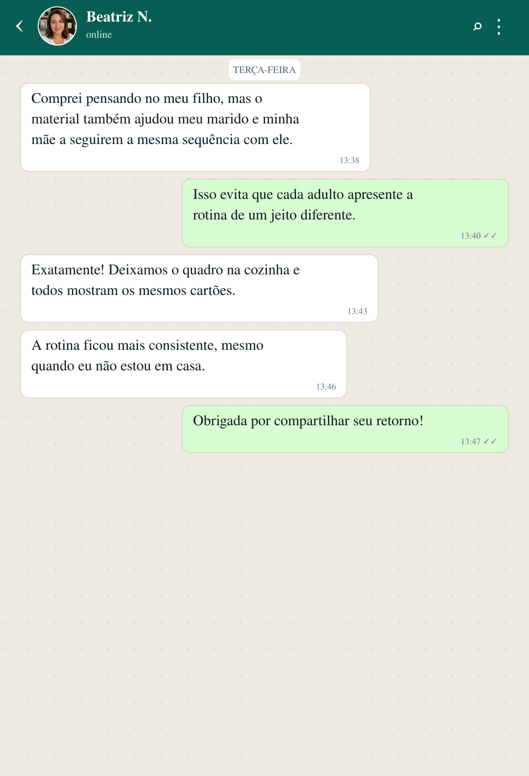 Depoimento no WhatsApp 8
